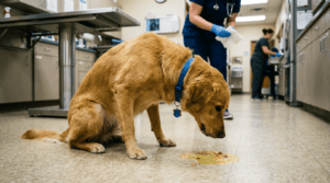 Nutrición Profesional. Comida natural para perros y gatos. 15 perro vomitando